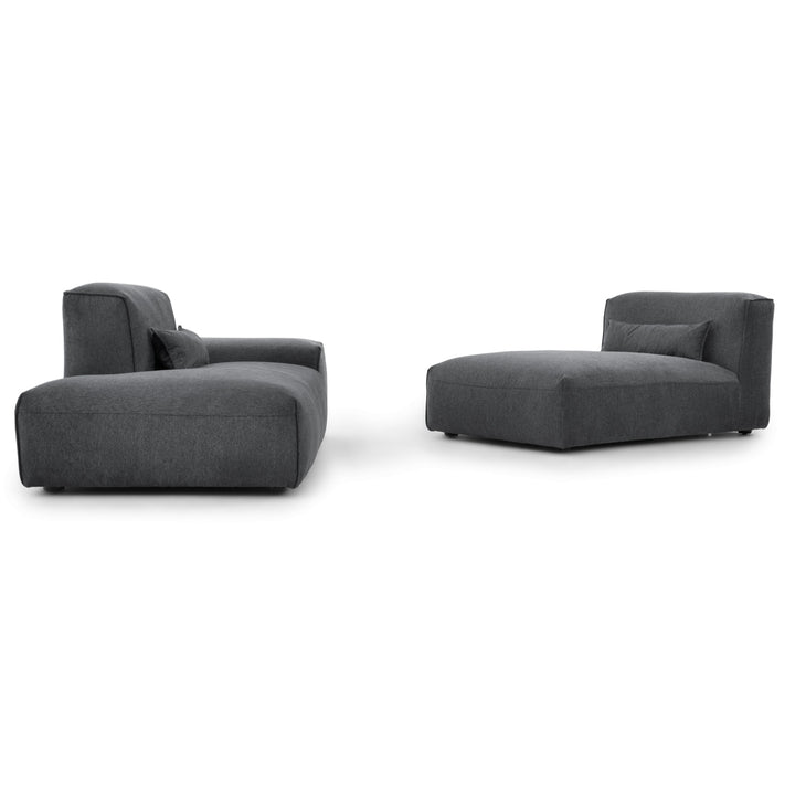 Ellemia Fabric Modular Set Dark Grey