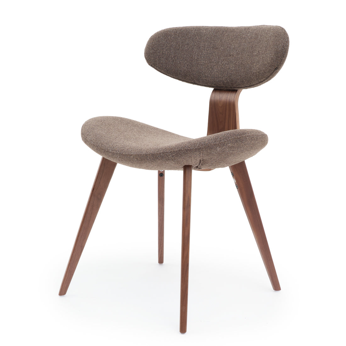 Witten Fabric Chair Dark Brown