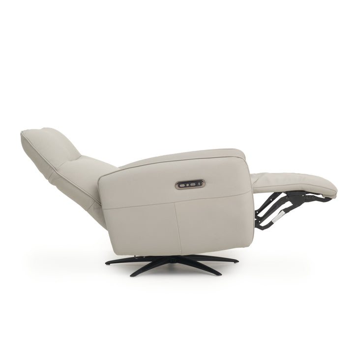 Naruto Reclining Accent Chair Light Grey