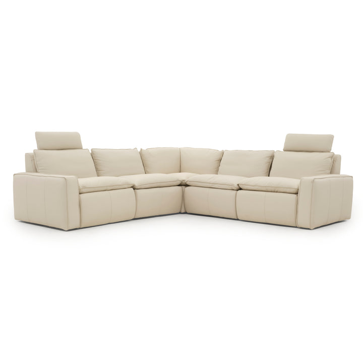 Nadyna Leather Modular Set Beige