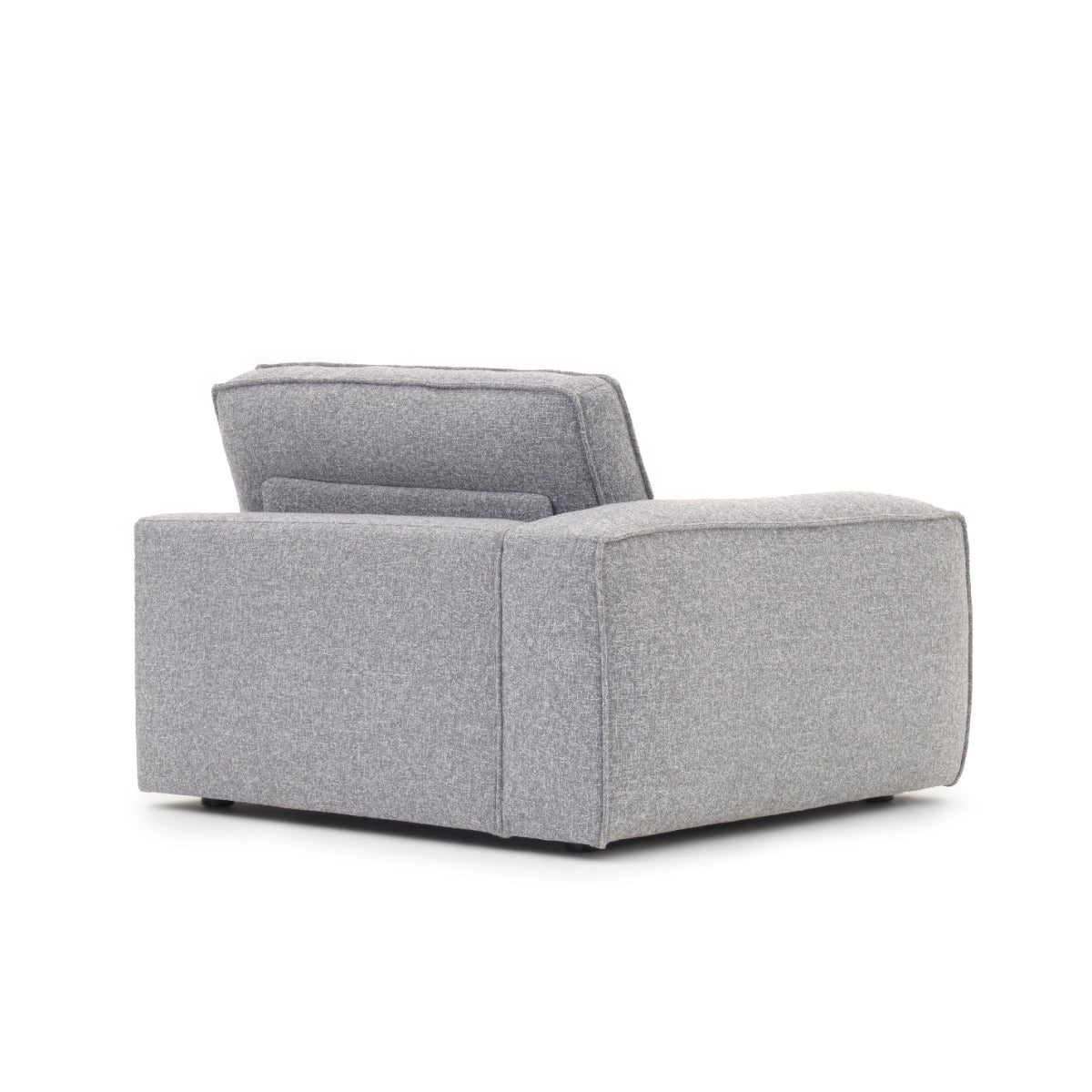 Nash Modular Left Chair Dark Grey