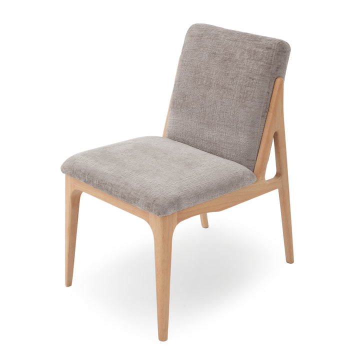 Edrina Fabric Chair Light Grey