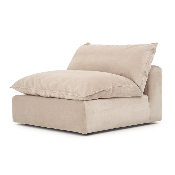 Nuage Modular Armless Chair Beige