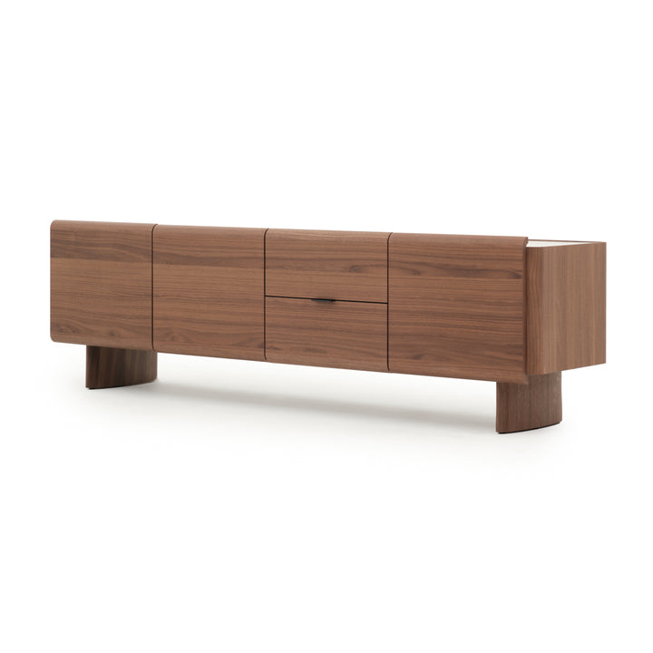 Evana TV and Entertainment Unit Dark Brown
