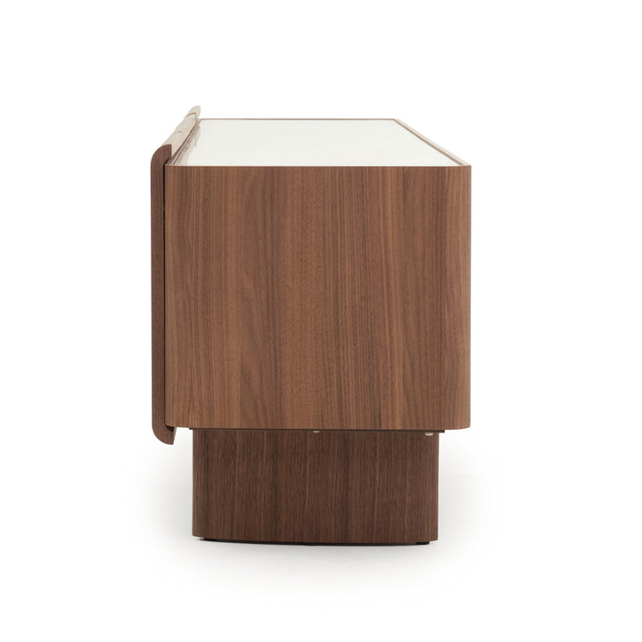 Evana TV and Entertainment Unit Dark Brown