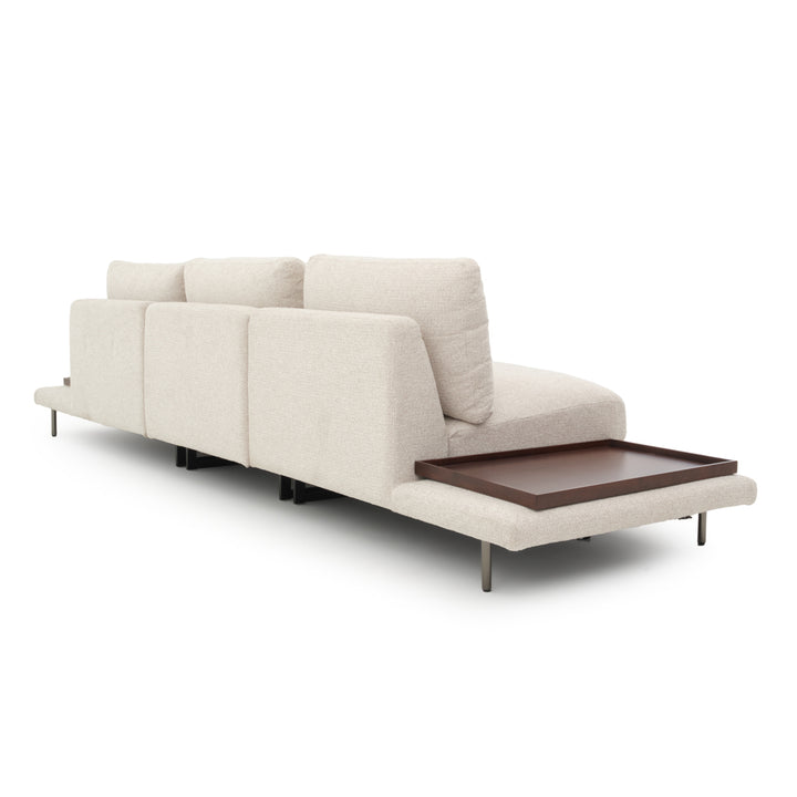 Elizabeth Armless Sofa Beige