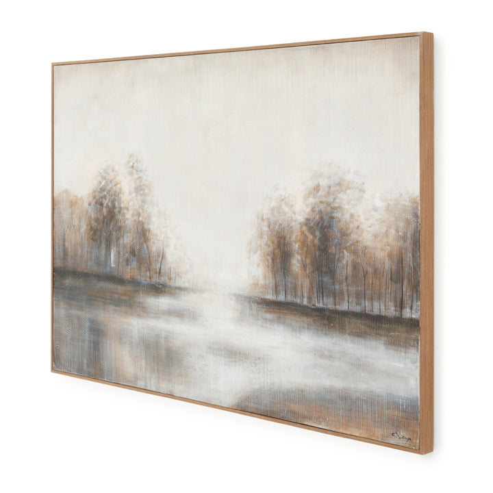 Nabeau Painting on Canvas Taupe