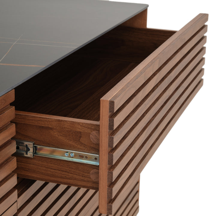 Ezio 6-Drawer Dresser Dark Brown