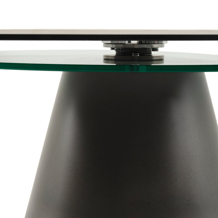 Navona Ceramic Coffee Table Light Brown