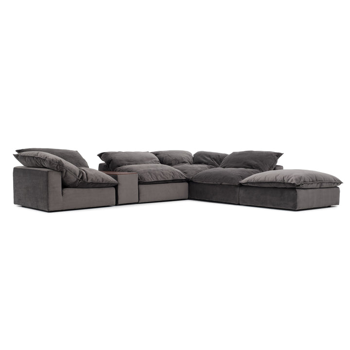 Nuage Fabric Modular Set Dark Grey