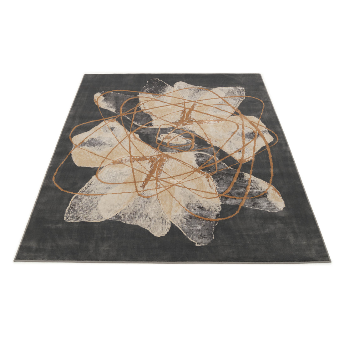 Wikolia Area Rug Dark Grey