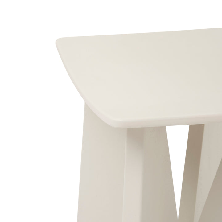 Siya Accent Stool White