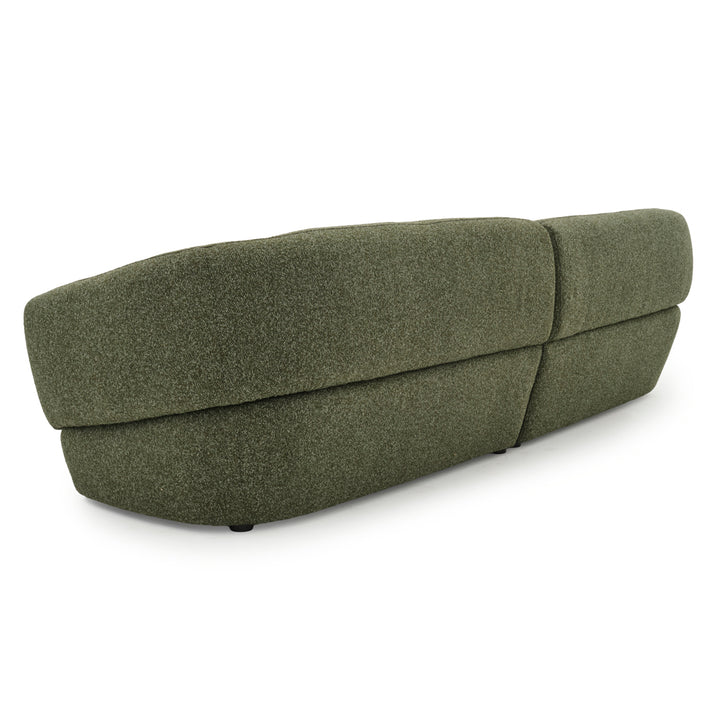Nesla Fabric Sofa Dark Green