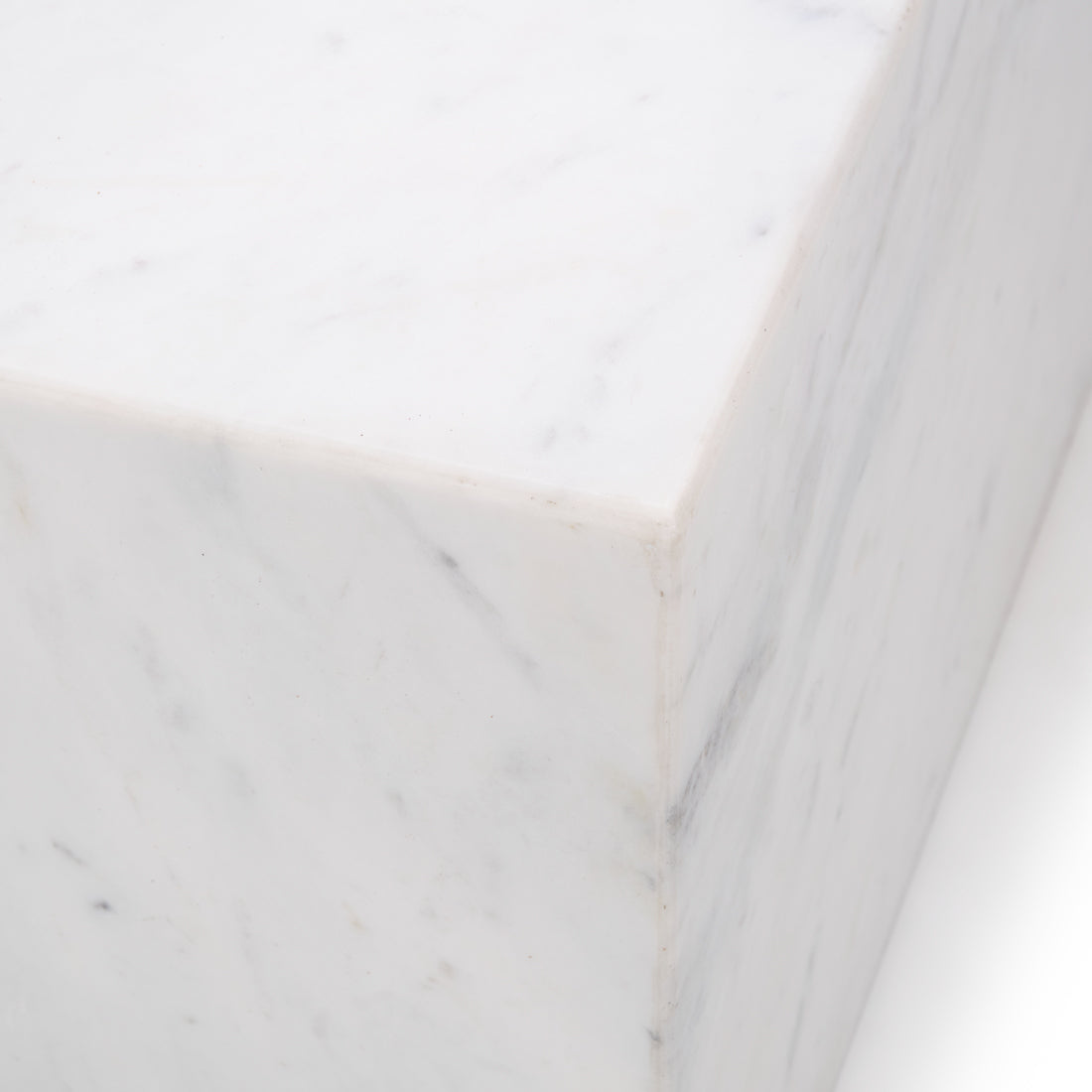 Nabby Marble Coffee Table White