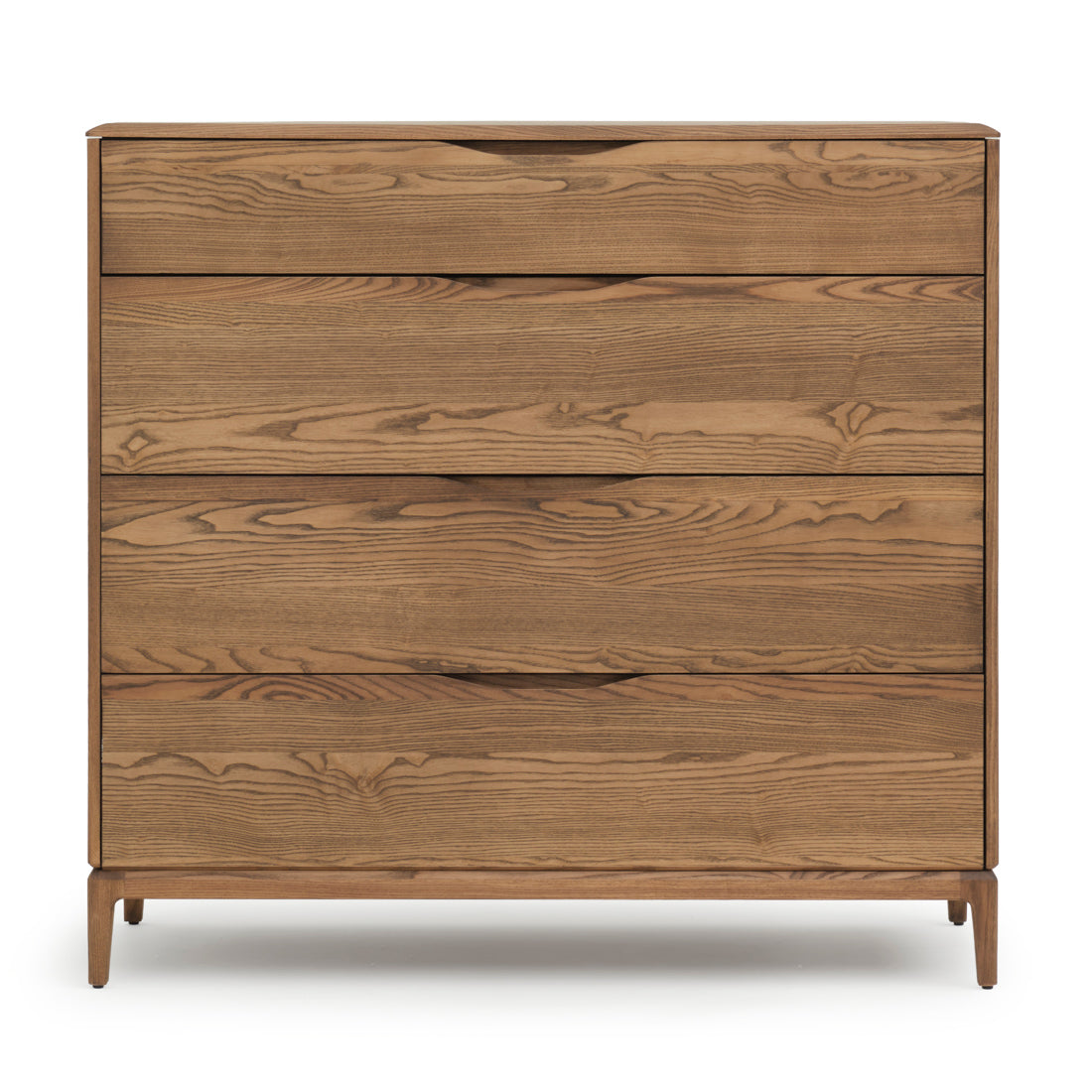 Nicolette 4-Drawer Chest Dark Brown