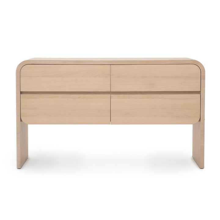 Smilla 4-Drawer Dresser Light Brown