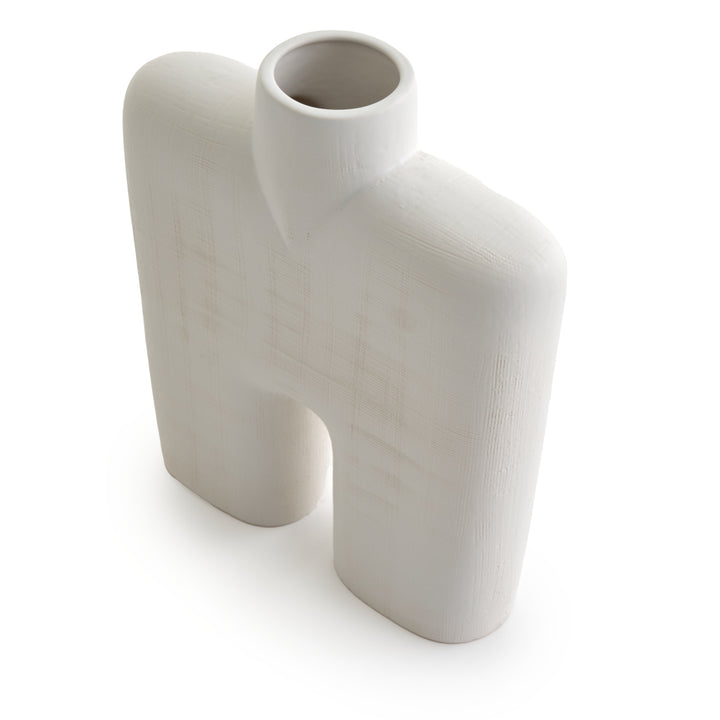 Essoto Ceramic Vase White