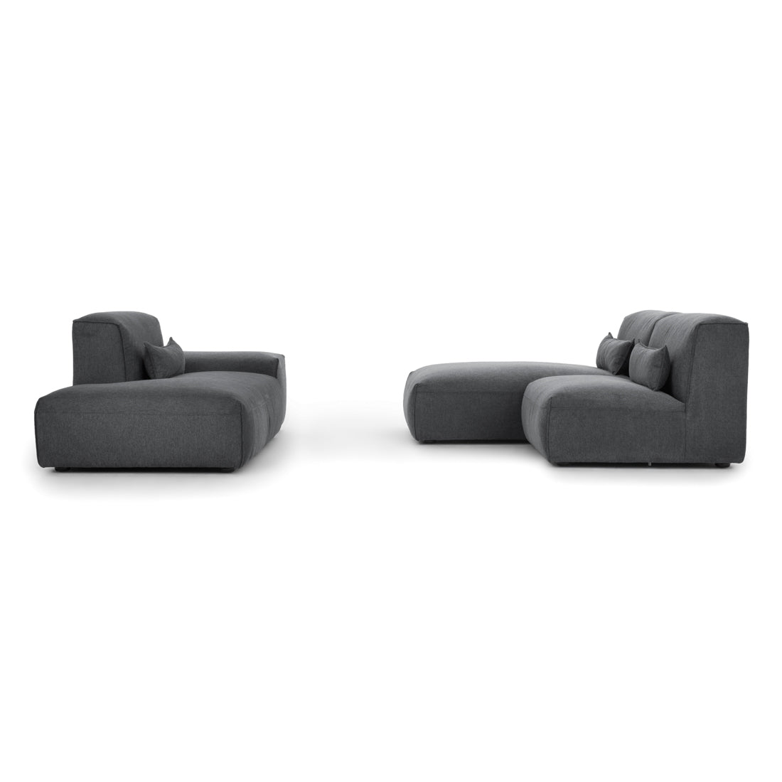 Ellemia Fabric Modular Set Dark Grey
