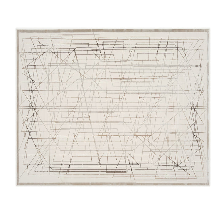 Wany Area Rug Black & White