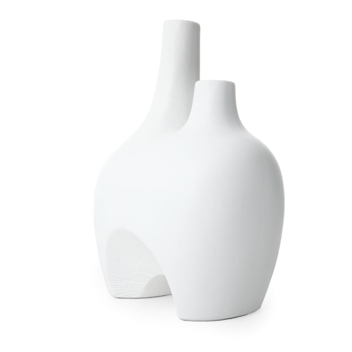 Saja Ceramic Vase Off White