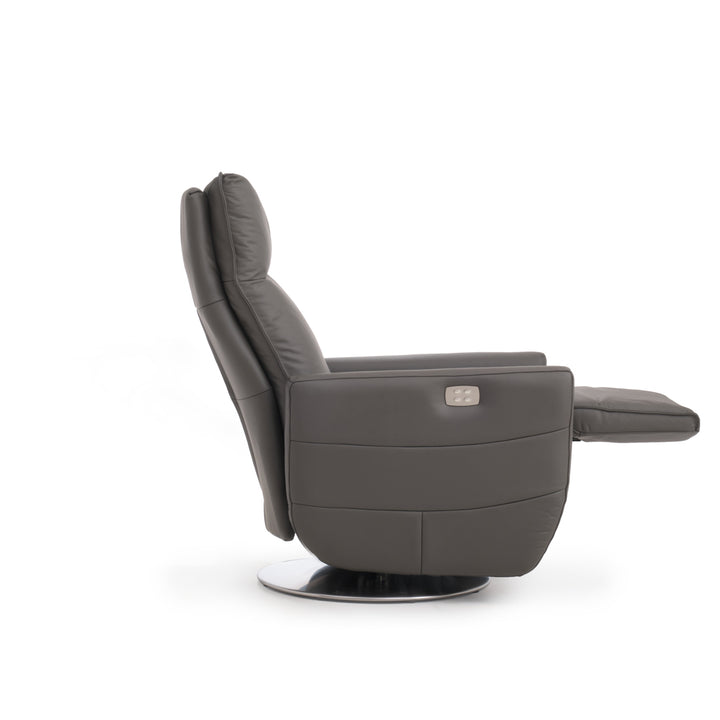Waven Reclining Accent Chair Dark Grey