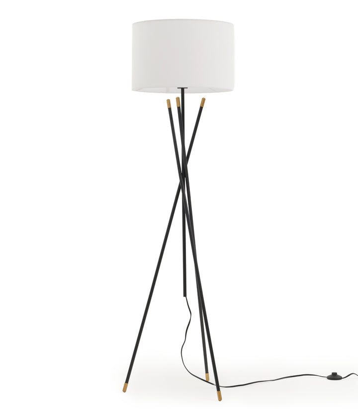 Walsha Floor Lamp Black