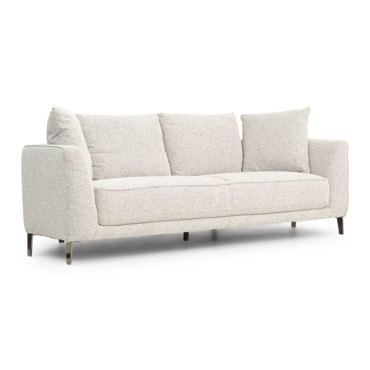 Wester Fabric Sofa Black & White