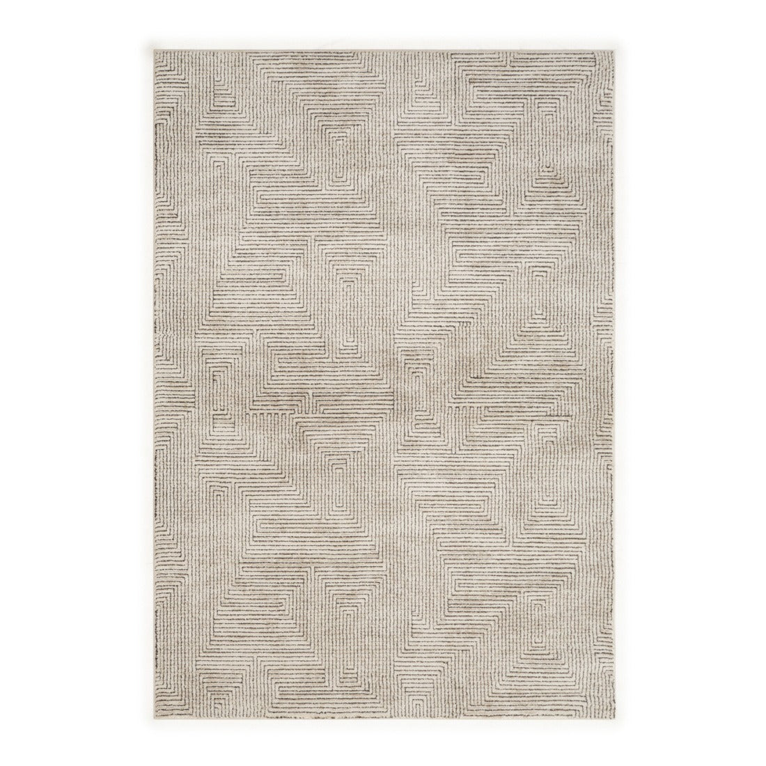 Estle Area Rug Black & White