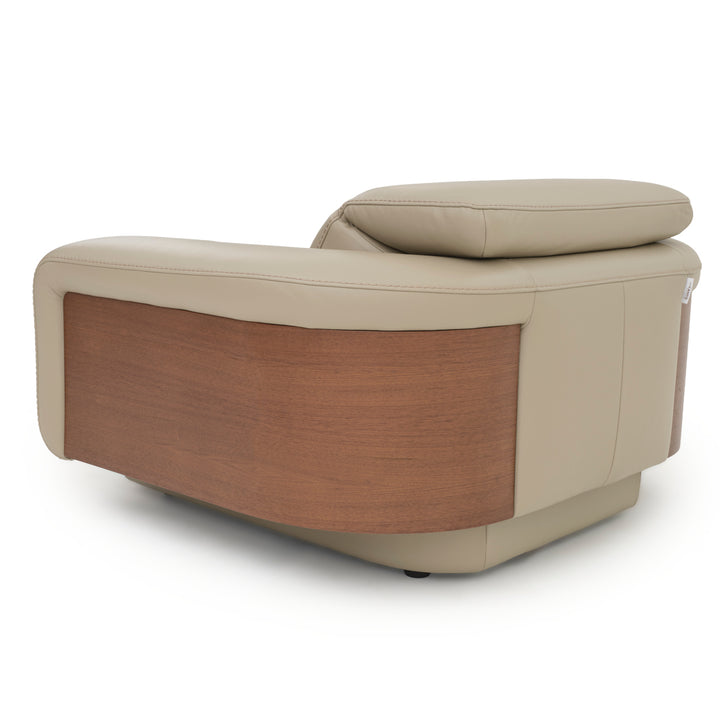 Eltha Reclining Accent Chair Taupe