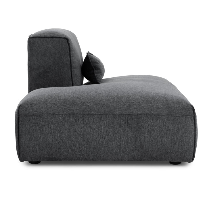 Ellemia Modular Chair W. Left Bumper Dark Grey
