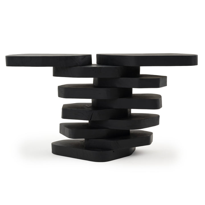 Wever Wood Console Table Black