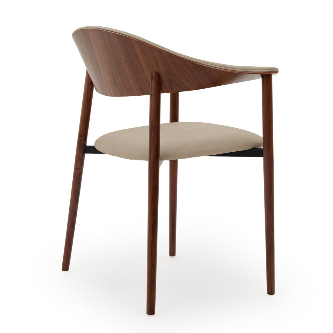 Etina Wood Armchair Taupe