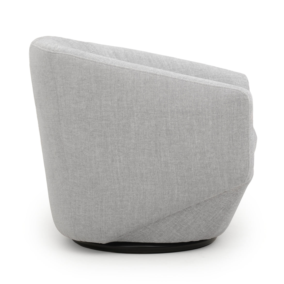 Wyle Swivel Accent Chair Light Grey