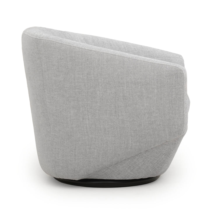Wyle Swivel Accent Chair Light Grey