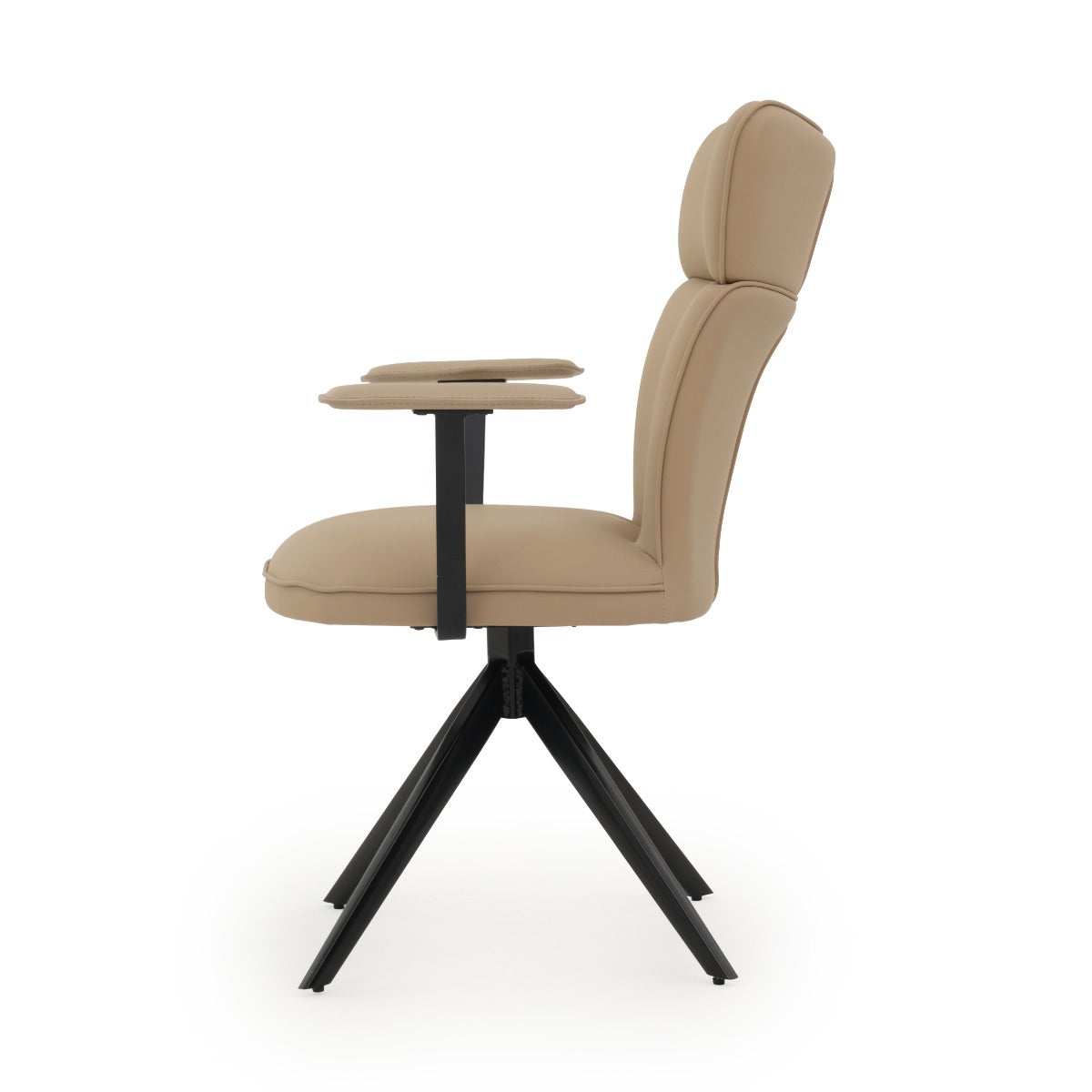 Edrian Swivel Armchair Taupe