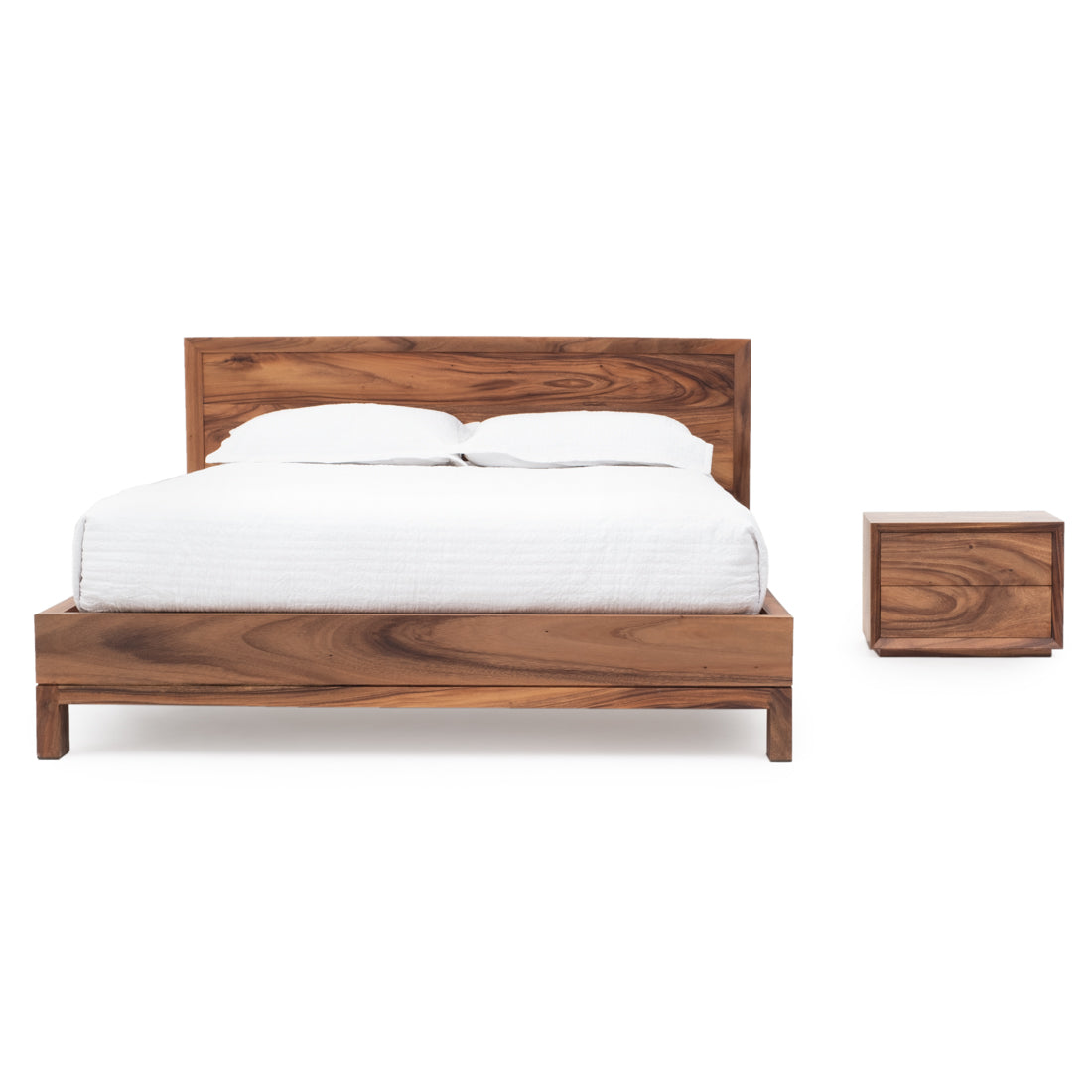 Nymm King Bed Light Brown