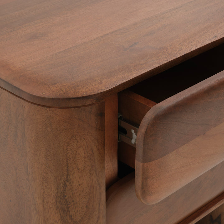 Nesta Nightstand Dark Brown