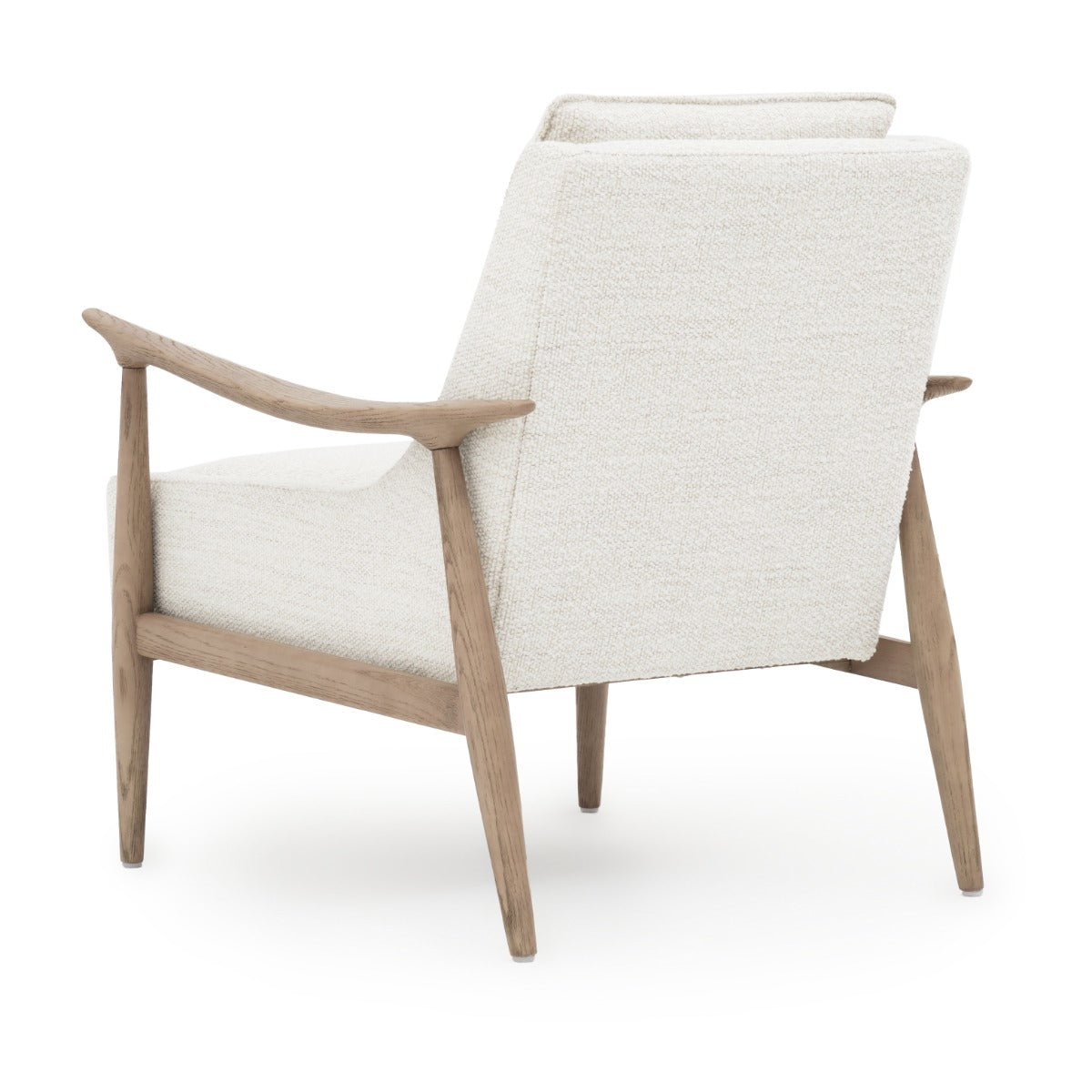 Nolra Fabric Accent Chair Off White