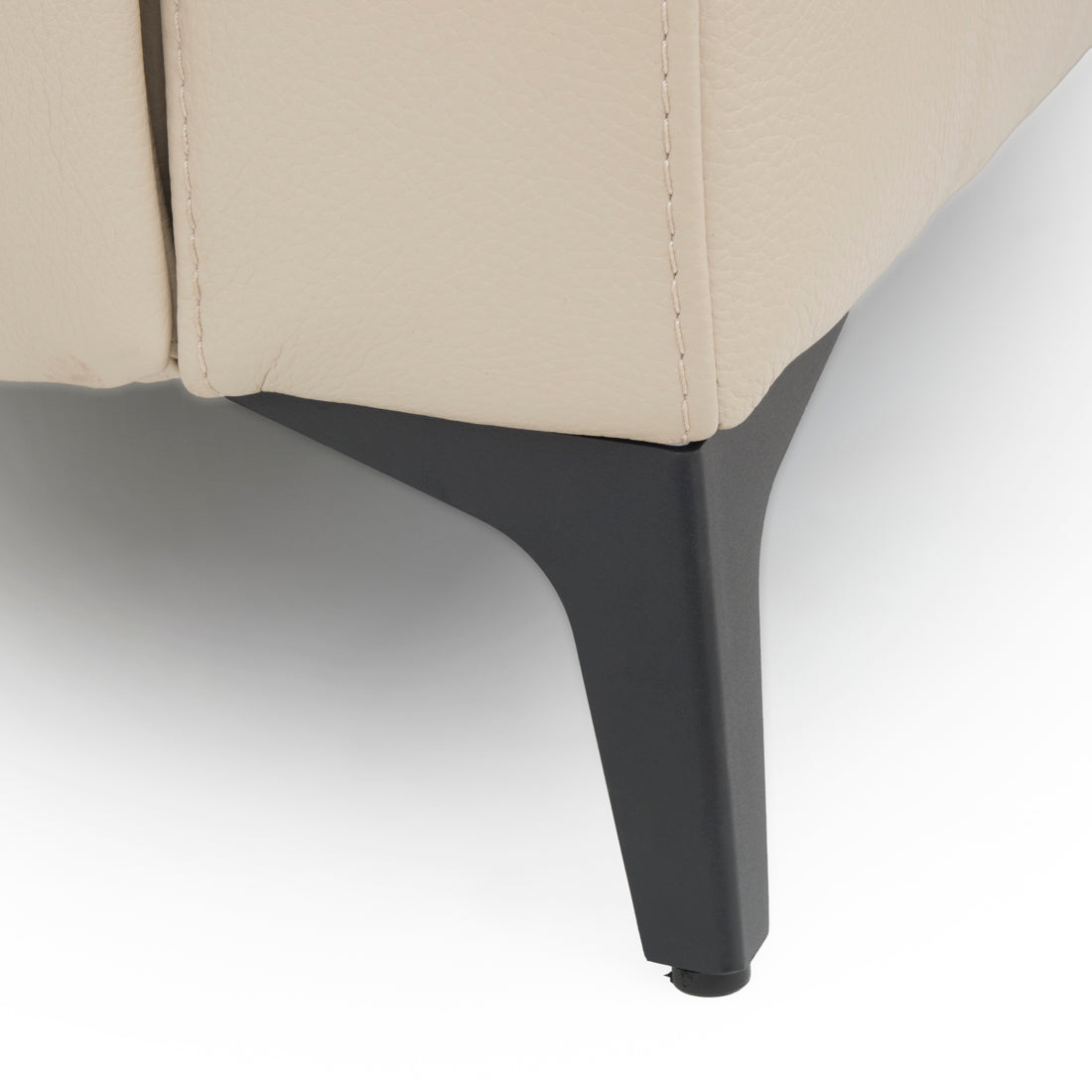 Elati Leather Queen Sofa-Bed Beige