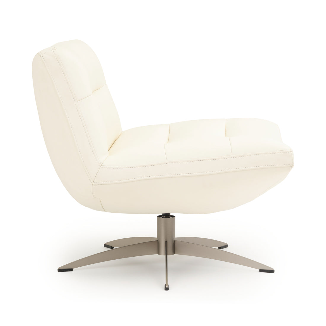 Windy Swivel Accent Chair White