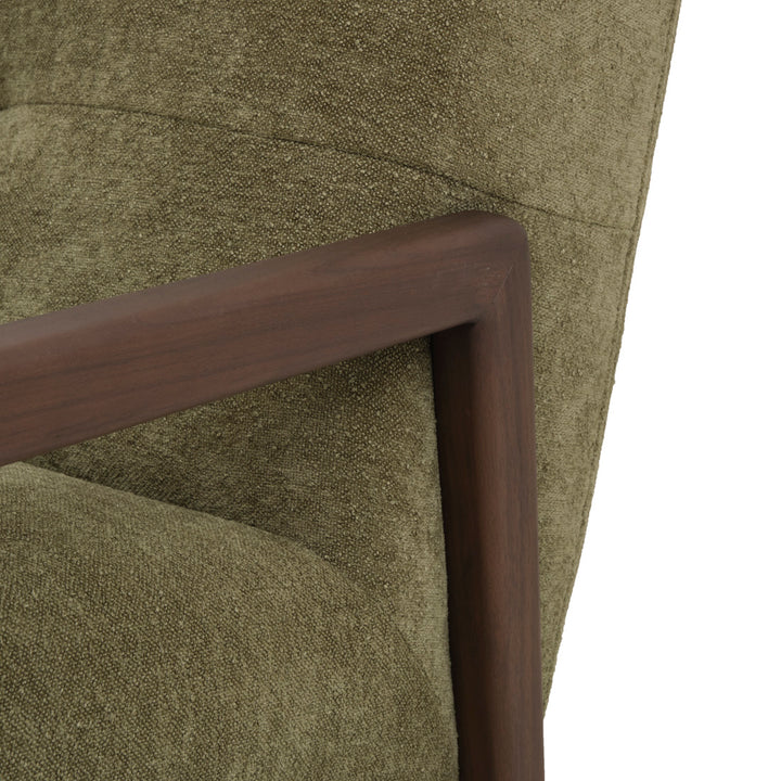 Norina Fabric Accent Chair Light Green