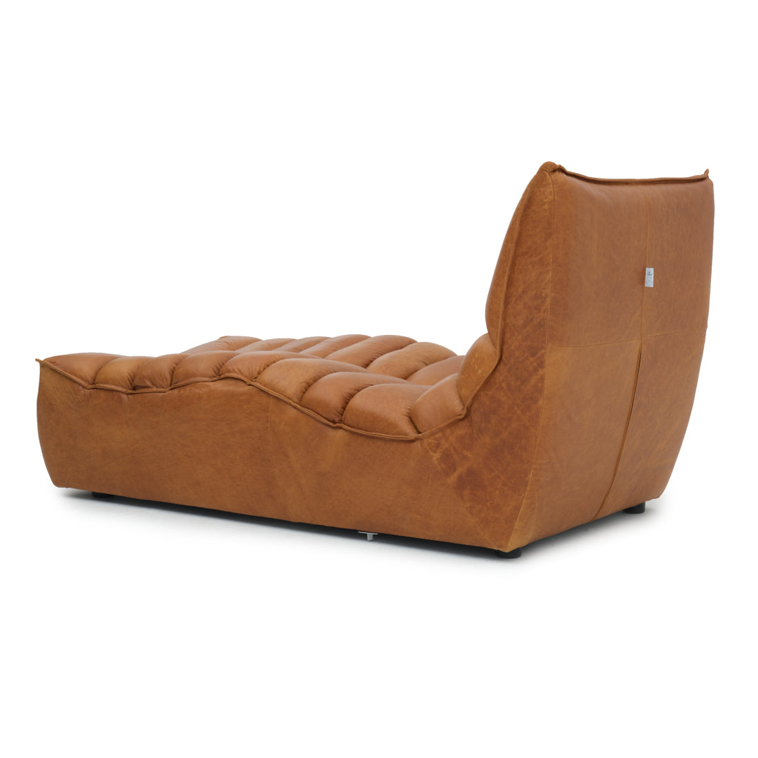 Nesto Modular Armless Chaise Cognac