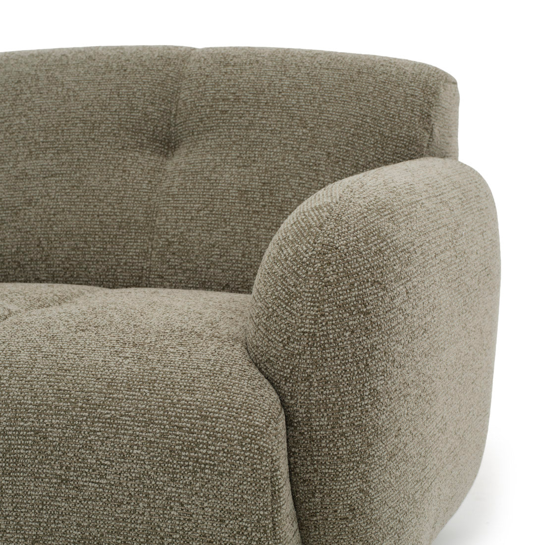 Nalinda Fabric Modular Sofa Light Green