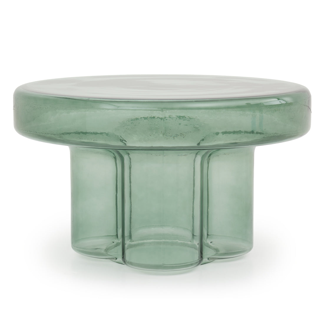 Eira Glass Coffee Table Aqua