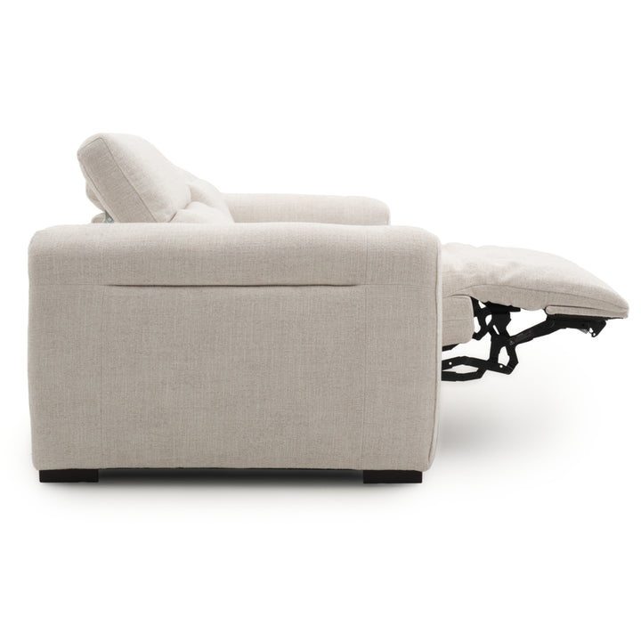 Niguel Fabric Reclining Sofa Beige