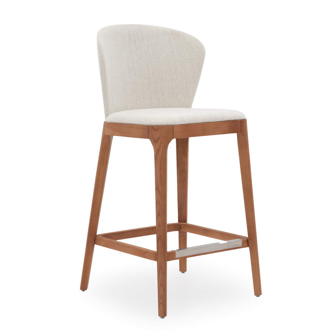 Nelvy Counter Stool Off White