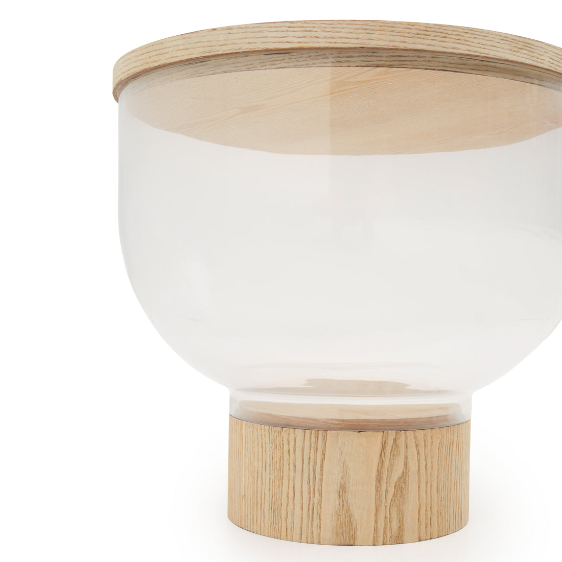 Ezra Glass Coffee Table Beige