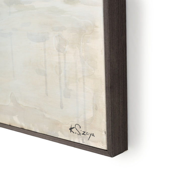 Nacampania Painting on Canvas Taupe