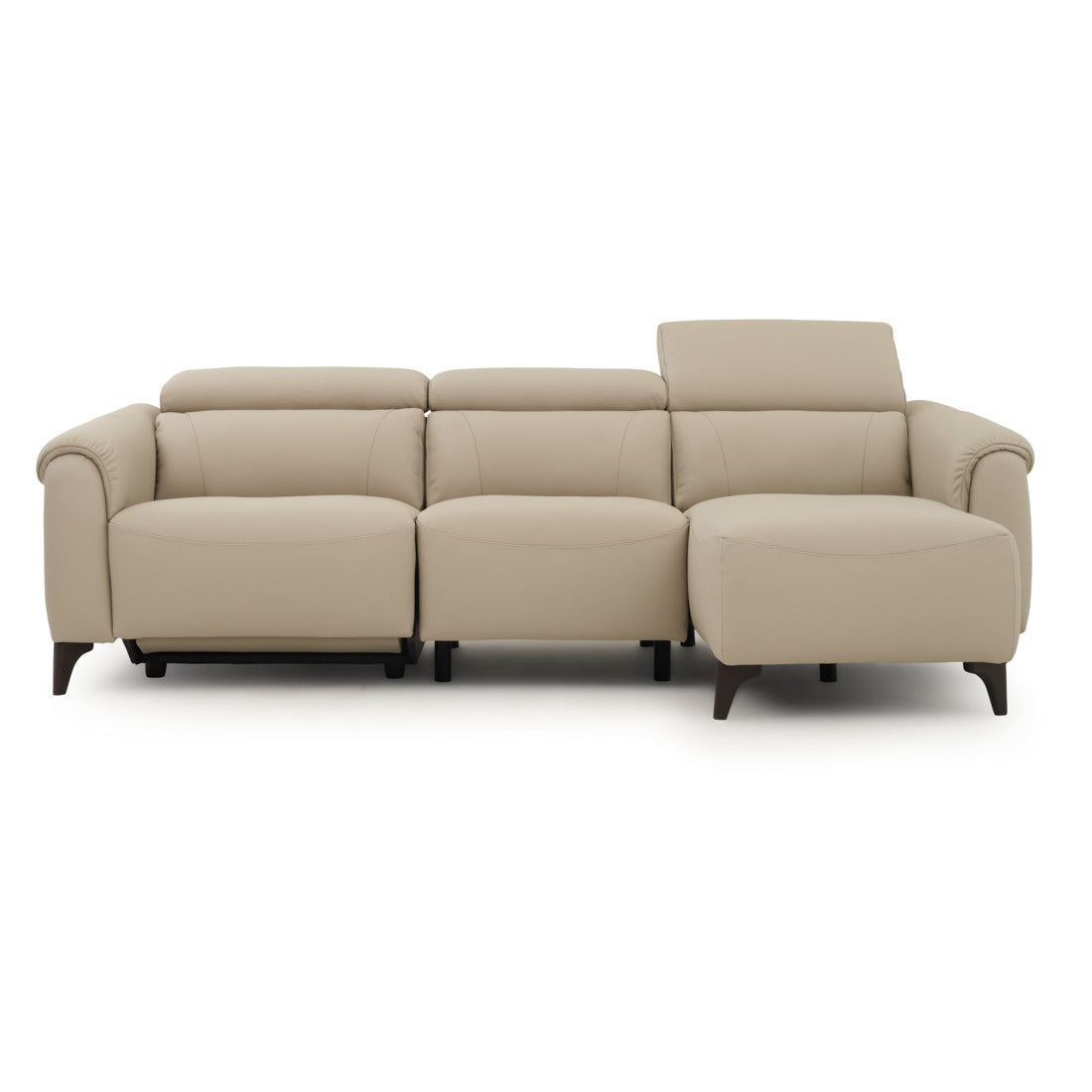 Nevali Reclining Sectional Sofa Beige