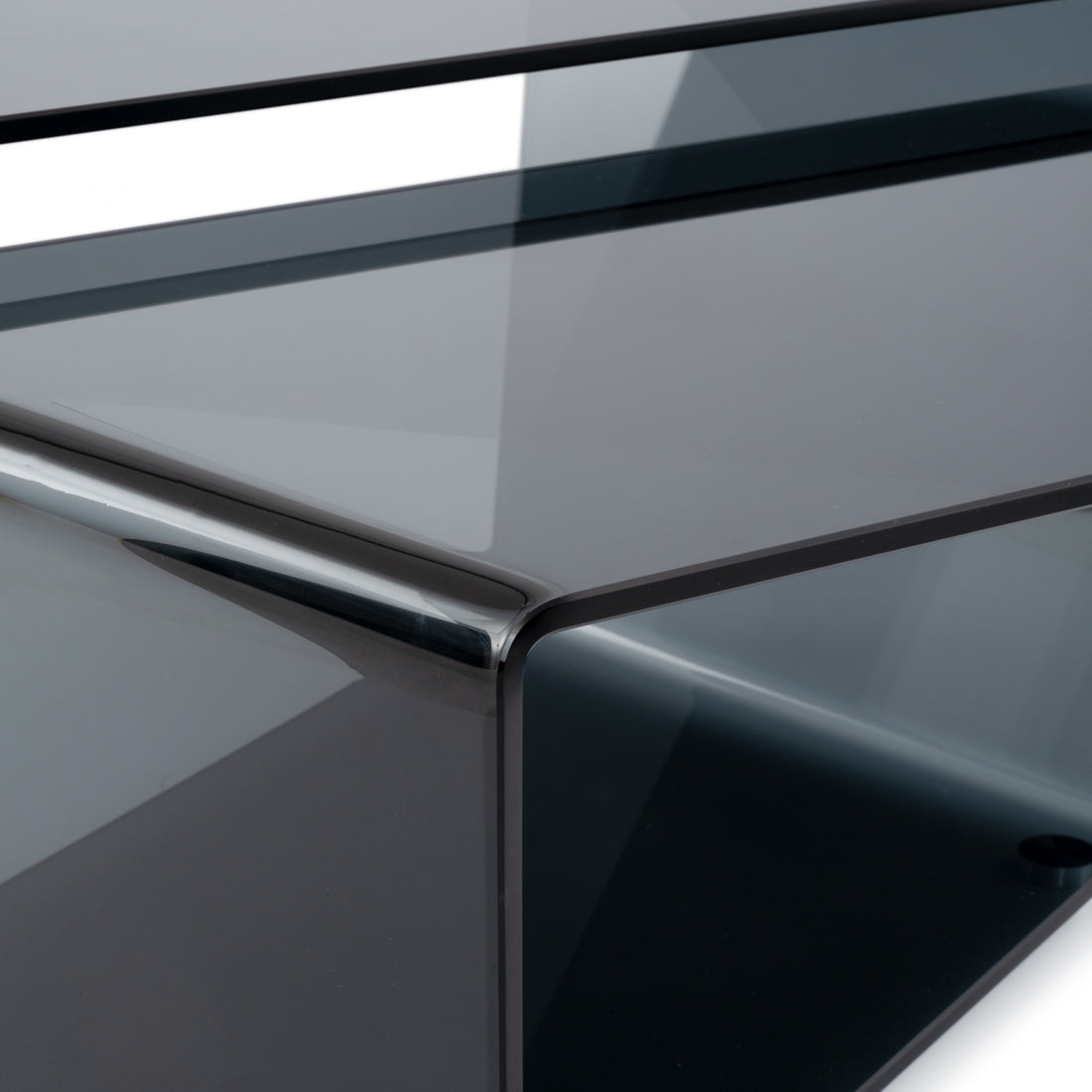Waina Glass Coffee Table Black